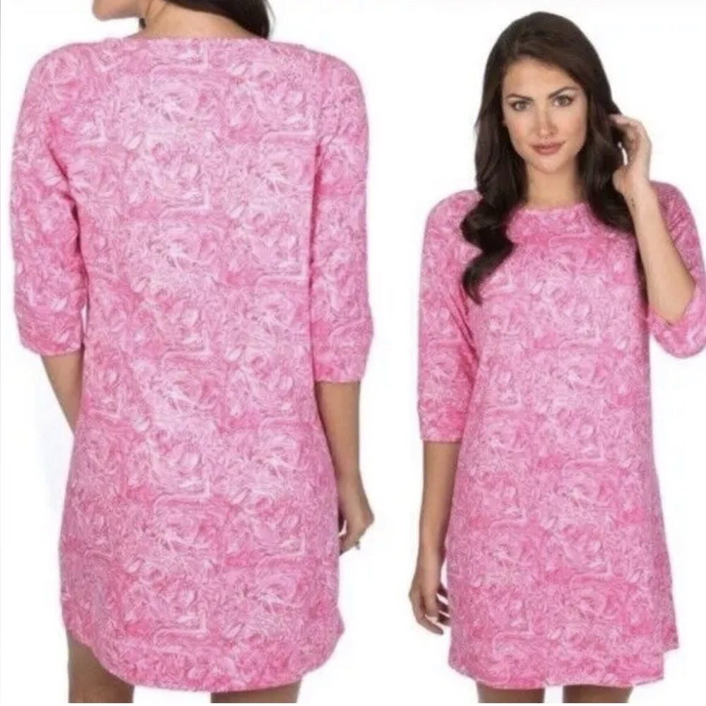 Lauren James Pink Swirl Fabric (High Heels) Dress